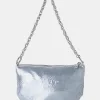 Fashion Slouch Diamante Chainmail Baguette Chain Detail Shoulder Bag Diamante Bags