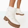Sale Snowy Lace Up Chunky Sole Snow Ankle Boots Chunky Boots | Ankle Boots