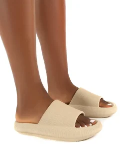 Clearance Solar Bone Rubber Flat Slider Flats