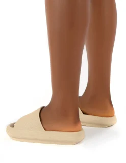Clearance Solar Bone Rubber Flat Slider Flats