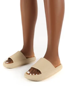 Clearance Solar Bone Rubber Flat Slider Flats