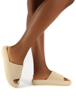 Clearance Solar Bone Rubber Flat Slider Flats