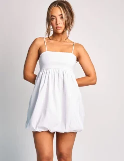 Hot Spaghetti Strap Balloon Mini Dress Dresses