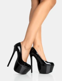 Best Sale Stargaze Patent Extreme Court Stiletto Heels Court Heels | High Heels