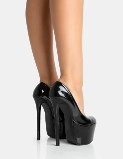 Best Sale Stargaze Patent Extreme Court Stiletto Heels Court Heels | High Heels