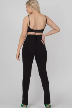 Discount Strappy Tie Cropped Bralet Sculpt & Leisure | Kaiia The Label