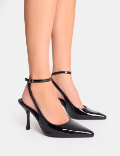 Clearance Sweet Talk Ankle Strap Court Heels Court Heels | High Heels