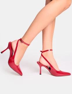 Flash Sale Sweet Talk Ankle Strap Court Heels Court Heels | Mid Heels