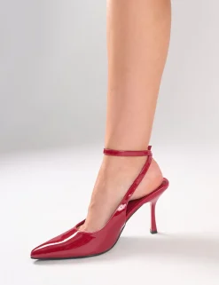 Online Sweet Talk Wide Fit Ankle Strap Court Heels Wide Fit Heels | Wide Fit Heels