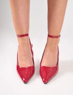 Online Sweet Talk Wide Fit Ankle Strap Court Heels Wide Fit Heels | Wide Fit Heels