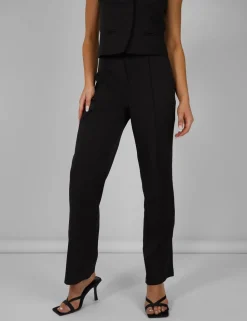 Outlet Tailored Extreme High Waisted Slim Leg Trousers Black Trousers