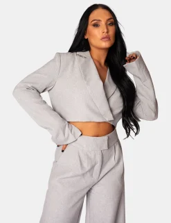 Outlet Tailored Premium Boxy Cropped Blazer Sculpt & Leisure | Kaiia The Label
