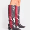 Outlet Tamira Ombre Block Heel Knee High Boots Block Heels | Heeled Boots