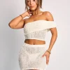 Cheap Textured Foldover One Shoulder Crop Top Co Ord Back In Stock | Co-ords