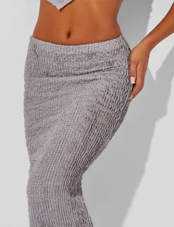 Cheap Textured Maxi Skirt Co Ord Co-ords | Skirts