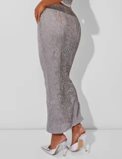 Cheap Textured Maxi Skirt Co Ord Co-ords | Skirts