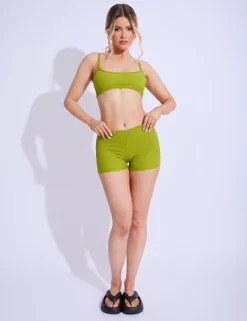 Clearance Textured Strappy Cami Crop Top Co-ord Co-ords | Tops
