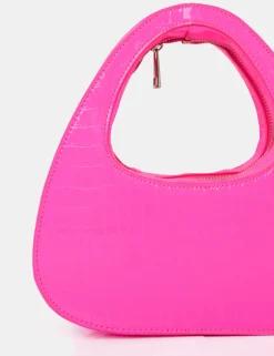 Clearance The Arch Bright Croc Grab Bag Evening Bags
