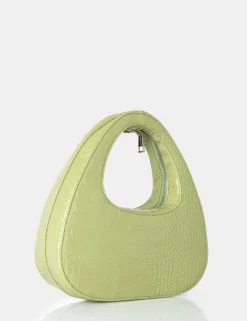 Online The Arch Soft Croc Grab Bag Evening Bags
