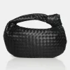 Online The Blame Woven PU Knot Detail Mini Grab Bag Crossbody And Shoulder Bags | Back In Stock