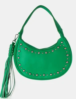 Shop The Cato Pu Studded Tassel Boho Shoulder Bag Evening Bags