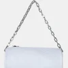 Hot The Claudia White Croc Shoulder Bag Evening Bags