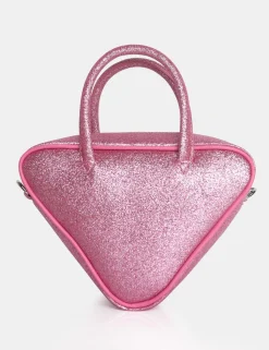 Sale The Diana Glitter Triangle Grab Bag Evening Bags | Mini Bags