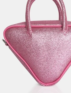 Sale The Diana Glitter Triangle Grab Bag Evening Bags | Mini Bags