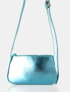 New The Kass Metallic Western Adjustable Shoulder Crossbody Bag Evening Bags | Crossbody And Shoulder Bags