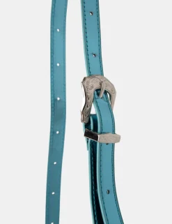 New The Kass Metallic Western Adjustable Shoulder Crossbody Bag Evening Bags | Crossbody And Shoulder Bags