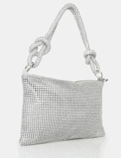Shop The Lillia Diamante Bag Diamante Bags | Evening Bags