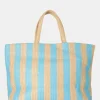 Shop The Nikki Stripe Canvas Top Handle Tote Bag Tote Bags
