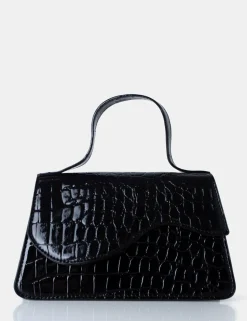 Cheap The Polly Croc Top Handle Mini Bag Mini Bags