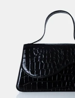 Cheap The Polly Croc Top Handle Mini Bag Mini Bags