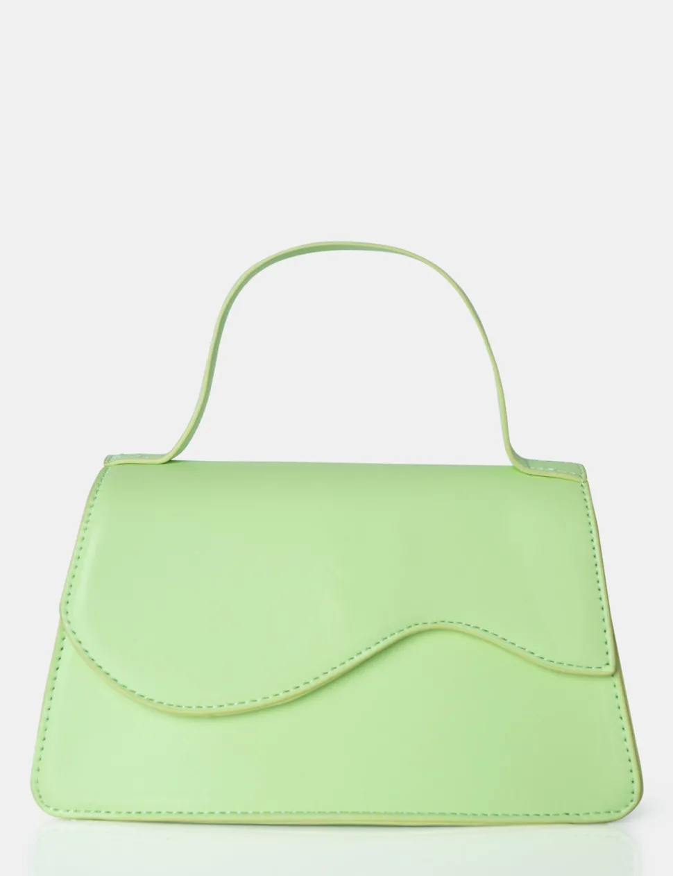 Flash Sale The Polly Soft Lime Croc Top Handle Mini Bag Mini Bags