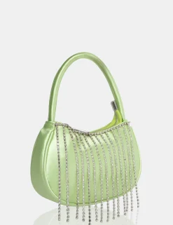 Cheap The Sia Soft Satin Diamante Trim Mini Bag Diamante Bags