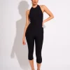 Clearance Tie Back Luxe Slinky Capri Jumpsuit Jumpsuits & Playsuits