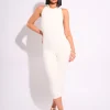 Best Sale Tie Back Luxe Slinky Capri Jumpsuit White Jumpsuits & Playsuits