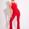 Sale Tie Back Luxe Slinky Jumpsuit Jumpsuits & Playsuits
