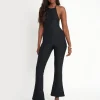 Shop Tie Back Luxe Slinky Jumpsuit B Sculpt & Leisure | Kaiia The Label
