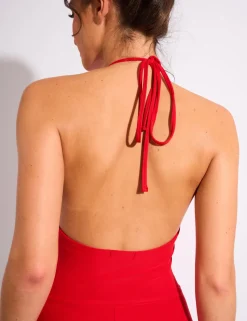Sale Tie Back Luxe Slinky Jumpsuit Jumpsuits & Playsuits