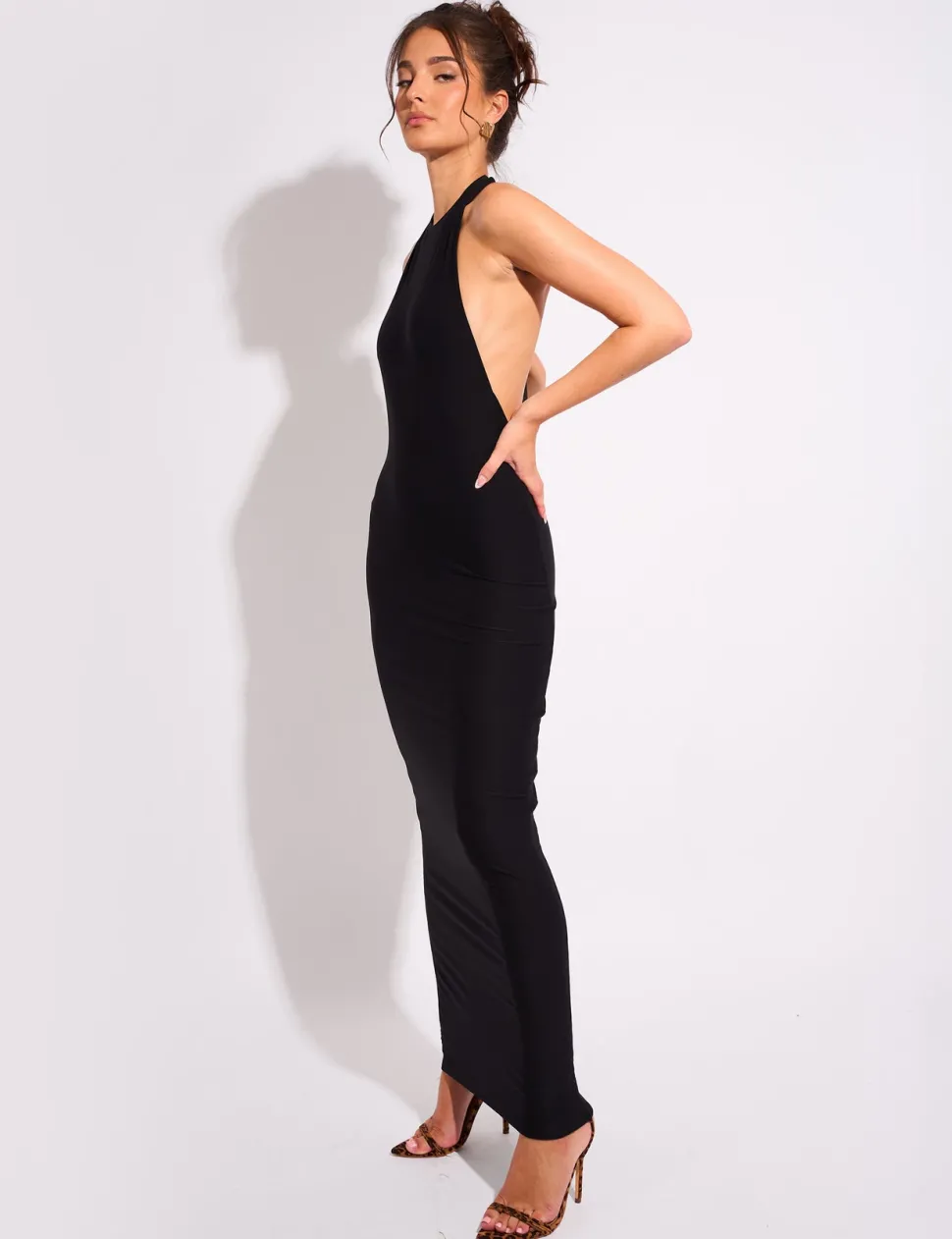 Best Tie Back Luxe Slinky Maxi Dress Dresses