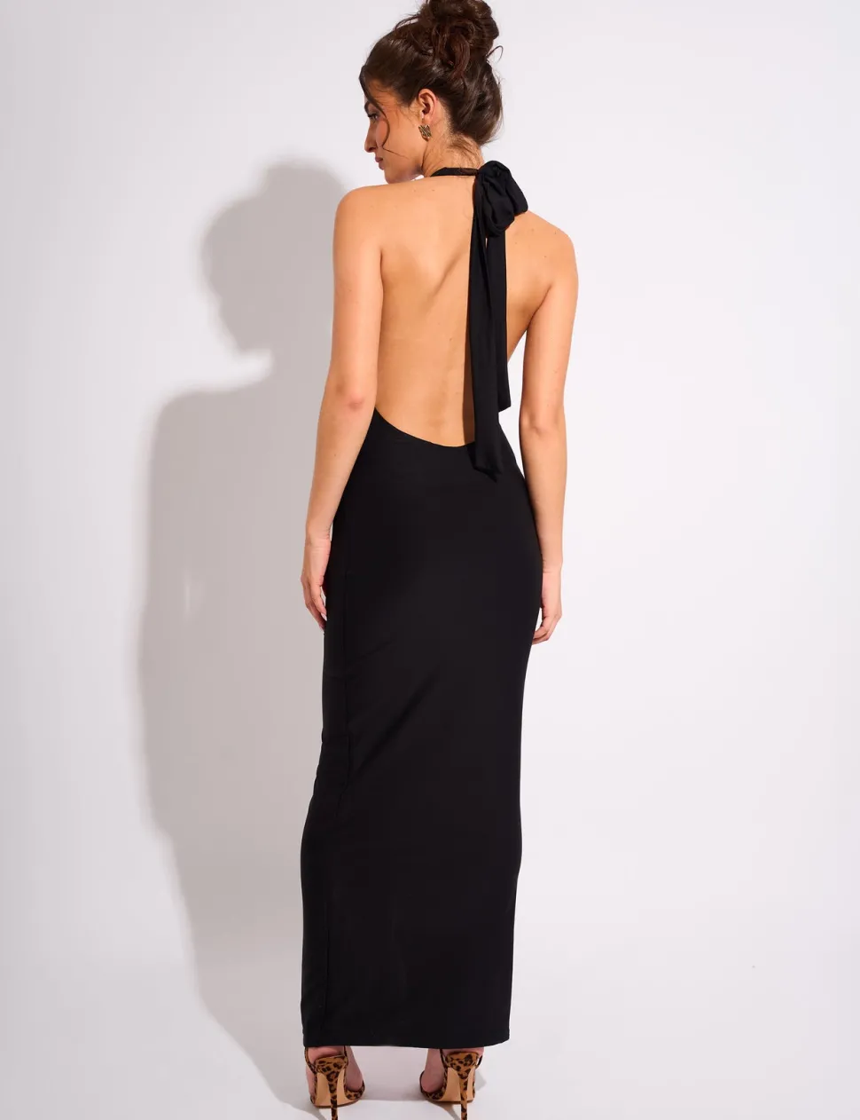 Best Tie Back Luxe Slinky Maxi Dress Dresses