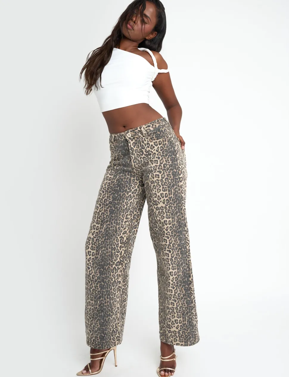 Cheap Twist Strap Asymmetric Luxe Slinky Top Sculpt & Leisure | Kaiia The Label