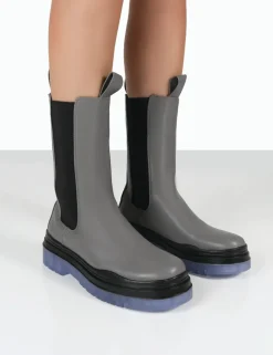Cheap Winter Ankle Chunky Sole Chelsea Boots Chunky Boots | Ankle Boots