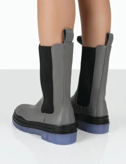 Cheap Winter Ankle Chunky Sole Chelsea Boots Chunky Boots | Ankle Boots