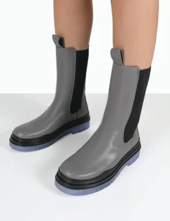 Cheap Winter Ankle Chunky Sole Chelsea Boots Chunky Boots | Ankle Boots