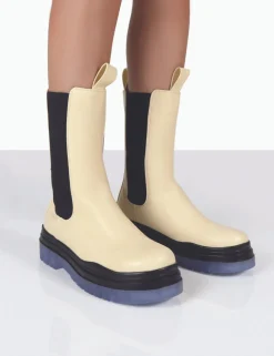 Discount Winter Wide Fit Off Ankle Chunky Sole Chelsea Boots Wide Fit Boots | Wide Fit Boots