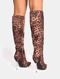 Online Witchcraft Lace Up Knee High Boots Lace Up Heels | Heeled Boots