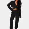 Sale Wrap Front Cropped Blazer Sculpt & Leisure | Kaiia The Label